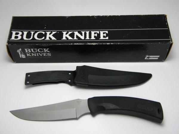 Buck 470 USA Black Mentor Fixed Blade Sheath Knife in Box c.1995