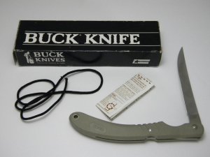 Buck 549 USA Gray FishLocker Lockback Fish Fillet Knife in Box c.1994