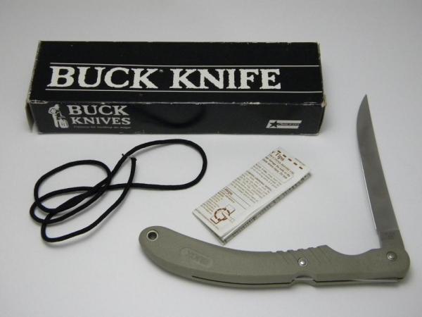 Buck 549 USA Gray FishLocker Lockback Fish Fillet Knife in Box c.1994