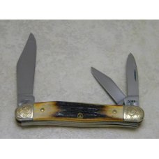 Case XX SS USA 7 Dot (1983) Stag 5308 Scrolled Bolsters Whittler Knife Case XX SS USA 7 Dot (1983) Stag 5308 Scrolled Bolsters Whittler Knife