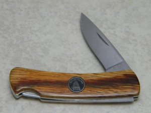 Buck 525 USA Wood Limited Edition Lockback Knife c.1997