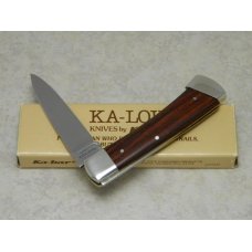 Ka-Bar KA-LOK Stainless 2227 Japan Wood Locking Blade Knife in Box c.1966-1982 Ka-Bar KA-LOK Stainless 2227 Japan Wood Locking Blade Knife in Box c.1966-1982