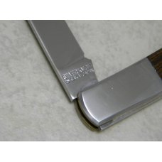 Gerber Portland Oregon 97223 USA Silver Knight by Sakai Japan Wood Lockback Knife Gerber Portland Oregon 97223 USA Silver Knight by Sakai Japan Wood Lockback Knife