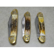 Case XX SS USA 10 Dot (1980) Stag 53131 52131 5394 75th Anniversary Canoe Knife Set in Box Case XX SS USA 10 Dot (1980) Stag 53131 52131 5394 75th Anniversary Canoe Knife Set in Box