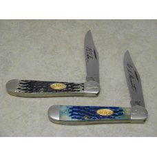 Case XX USA 1987 Bone 6149 Copperhead Civil War Commemorative Knife Set Case XX USA 1987 Bone 6149 Copperhead Civil War Commemorative Knife Set