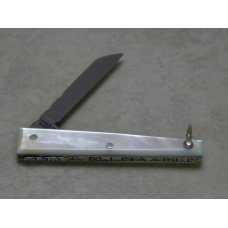 Stan Shaw Sheffileld England Stainless Steel 1981 Pearl Princess Margaret 1 Blade Fob Knife Stan Shaw Sheffileld England Stainless Steel 1981 Pearl Princess Margaret 1 Blade Fob Knife