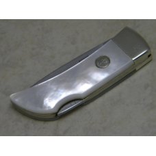 Boker Solingen Germany Stainless Tree Brand Pearl 1990 Flint River Knife Club Lockback Knife Boker Solingen Germany Stainless Tree Brand Pearl 1990 Flint River Knife Club Lockback Knife