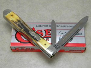 Case XX USA 1990 Stag 52019 SS Case Collectors Club Slimline English Jack Knife in Box