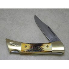 Case XX USA 1992 Stag 5197L SS Lockback Knife & Pouch Case XX USA 1992 Stag 5197L SS Lockback Knife & Pouch