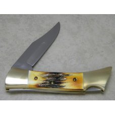 Case XX USA 1992 Stag 5197L SS Lockback Knife & Pouch Case XX USA 1992 Stag 5197L SS Lockback Knife & Pouch