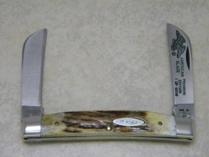 Case XX SS USA 8 Dot (1982) Stag 5288 SSP American Blade Premiere Edition Large Congress Knife