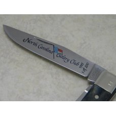 Boker Solingen Germany Bone 1983 North Carolina Cutlery Club Trapper Knife in Box