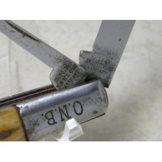 O.N.B. Barlow Germany Bone 2 Blade Barlow Knife c.1901-1913 O.N.B. Barlow Germany Bone 2 Blade Barlow Knife c.1901-1913