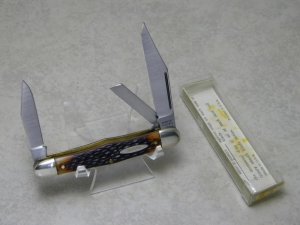 Schrade USA 863 Delrin Balloon Stockman Knife in Tube (Same as Camillus 72 Whittler)