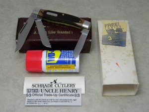 Schrade USA 89OT Delrin Blazer Stockman Knife in Box