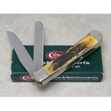 Case XX USA 2007 Genuine Stag 5254 SS Trapper Knife in Box Case XX USA 2007 Genuine Stag 5254 SS Trapper Knife in Box