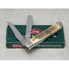 Case XX USA 2007 Genuine Stag 5207 SS Mini Trapper Knife in Box Case XX USA 2007 Genuine Stag 5207 SS Mini Trapper Knife in Box