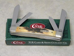 Case XX USA 2007 Genuine Stag 54052 SS Congress Knife in Box