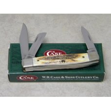 Case XX USA 2006 Genuine Stag 53032 SS Stockman Knife in Box Case XX USA 2006 Genuine Stag 53032 SS Stockman Knife in Box