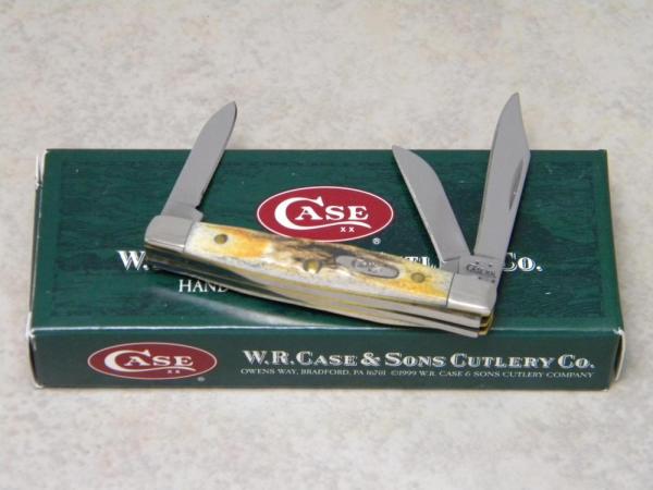Case XX USA 2006 Genuine Stag 5333 SS Tiny Stockman Knife in Box Case XX USA 2006 Genuine Stag 5333 SS Tiny Stockman Knife in Box