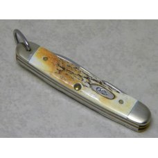 Case XX USA 2007 Genuine Stag 54090R SS Jr. Scout Knife in Box Case XX USA 2007 Genuine Stag 54090R SS Jr. Scout Knife in Box