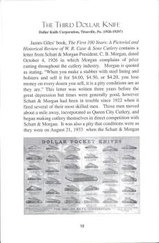 History of Dollar Knives, by Krauss and Clark