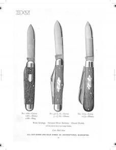 Reproduced Schatt & Morgan Cutlery Company’s first catalog Reproduced Schatt & Morgan Cutlery Company’s first catalog