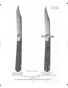 Reproduced Schatt & Morgan Cutlery Company’s first catalog Reproduced Schatt & Morgan Cutlery Company’s first catalog