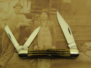 Queen Cutlery #48 Queen STAINLESS Whittler in Winterbottom bone