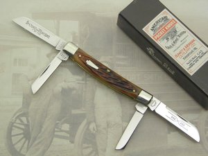 Schatt & Morgan Jigged Caramel Bone Medium Congress