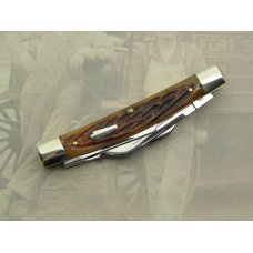 Schatt & Morgan Jigged Caramel Bone Medium Congress Schatt & Morgan Jigged Caramel Bone Medium Congress