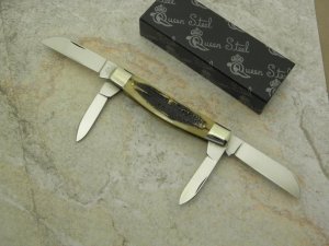 Queen Cutlery Carved Stag Bone Congress Pattern #32: