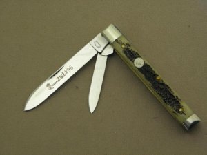 Queen Cutlery Carved Stag Bone Doctor Pattern #96