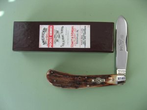 SCHATT & MORGAN STAG KENTUCKY SHINER QUART #1 KNIFE