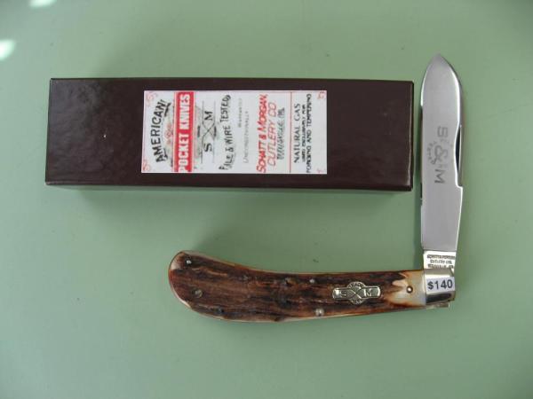 SCHATT & MORGAN STAG KENTUCKY SHINER QUART #1 KNIFE