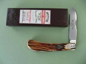 SCHATT & MORGAN STAG KENTUCKY SHINER QUART #2 KNIFE