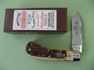 SCHATT & MORGAN STAG KENTUCKY SHINER PINT #1 KNIFE