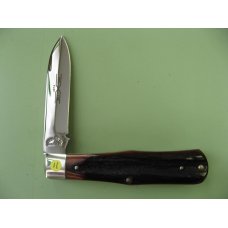 SCHATT & MORGAN AMBER STAG SMALL COKEBOTTLE #1 KNIFE SCHATT & MORGAN AMBER STAG SMALL COKEBOTTLE #1 KNIFE
