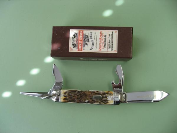 SCHATT & MORGAN ELK UTILITY SCOUT KNIFE SCHATT & MORGAN ELK UTILITY SCOUT KNIFE