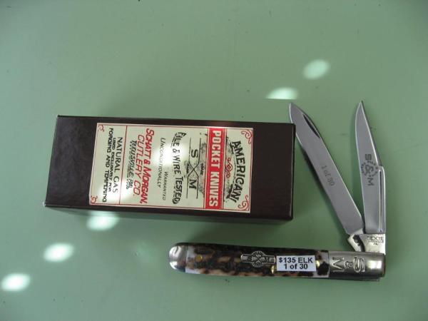 SCHATT & MORGAN ELK ENGLISH JACK KNIFE SCHATT & MORGAN ELK ENGLISH JACK KNIFE