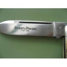 SCHATT & MORGAN STAG LARGE CIGAR KNIFE #1 SCHATT & MORGAN STAG LARGE CIGAR KNIFE #1
