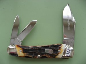 SCHATT & MORGAN  STAG JUMBO CARPENTERS WHITTLER KNIFE