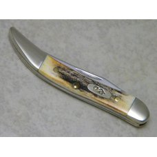 Case XX USA 2007 Genuine Stag 510096 SS 1 Blade Tiny Toothpick Knife in Box Case XX USA 2007 Genuine Stag 510096 SS 1 Blade Tiny Toothpick Knife in Box