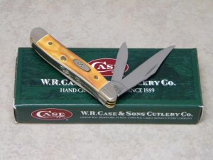 Case XX USA 2007 Genuine Stag 5220 SS Peanut Knife in Box