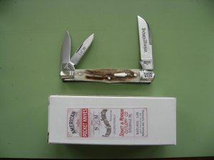 SCHATT & MORGAN  ELK CARPENTERS WHITTLER KNIFE