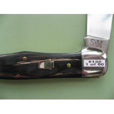 SCHATT & MORGAN BUFFALO HORN HUNTER KNIFE SCHATT & MORGAN BUFFALO HORN HUNTER KNIFE