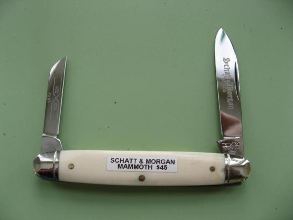 SCHATT & MORGAN MAMMOTH PEN KNIFE SCHATT & MORGAN MAMMOTH PEN KNIFE