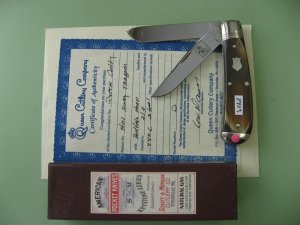 SCHATT & MORGAN CUSTOM SWAY BELLY TRAPPER KNIFE