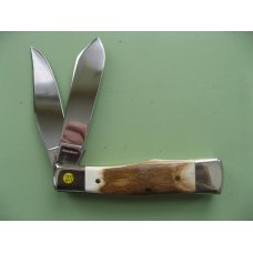 SCHATT & MORGAN CUSTOM MAMMOTH GUNSTOCK JACK KNIFE SCHATT & MORGAN CUSTOM MAMMOTH GUNSTOCK JACK KNIFE