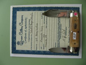 SCHATT & MORGAN CUSTOM MAMMOTH BABY SUNFISH KNIFE